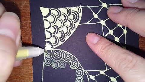 禪繞圖樣 春天 PRINTEMPS