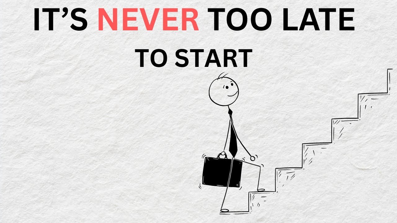 It’s never too late to start,” “Chasing dreams at 40