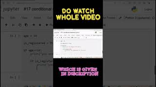 Nested if statement in Python | #short  | # ytshorts