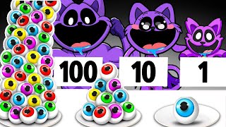 100 Layers of Food Challenge | Catnap Family Mukbang ASMR | Poppy Playtime 3 Cartoon Animation