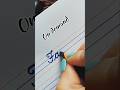 fatima in cursive writing ✍🏻 #cursivewriting #shorts #calligraphy #art #handwriting