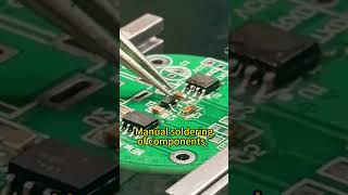 Manual soldering of components~ pcb scspcba pcba components soldering pcbdesign electronics