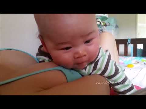 day86 wilson hungry baby crying that evening hes drunk on milk vlog