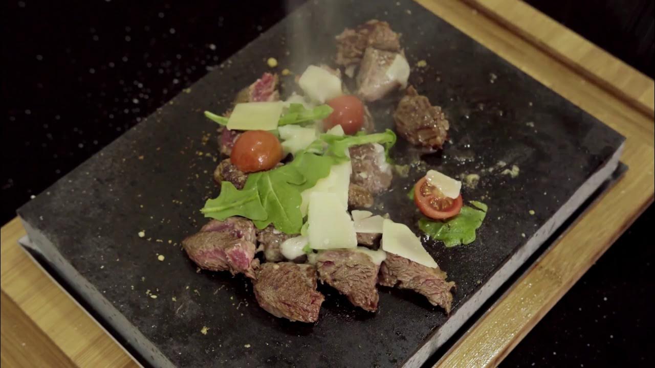 Cucinare su pietra lavica - Tagliata di Carne 