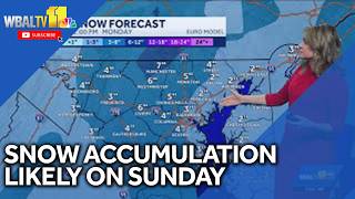Snow accumulation likely on Sunday