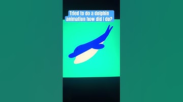 First time animation of a dolphin |Procreate #sub #satisfying #art #fy #dolphin #animation #shorts