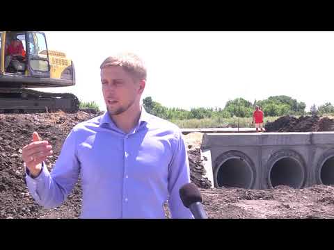 В Павлоградском районе капитально ремонтируют разрушенный мост
