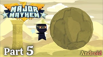 Major Mayhem - Gameplay Walkthrough Part 5 - Desert: Missions: 1-7 (Android)