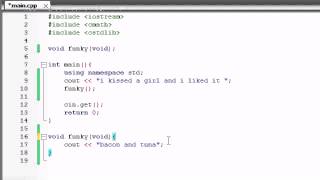 C++ Programming Tutorial - 9 - using namespace std; Trick