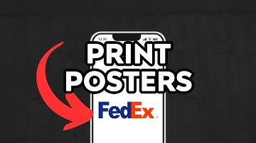 NEW! How To Print Posters At Fedex