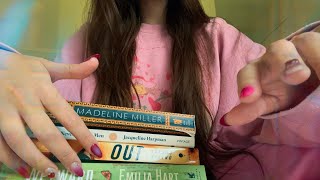 ASMR Lofi Fast & Tingly Book Triggers 📚🩷 (Soft Spoken) Lots of Tapping, Gripping, Hand Sounds + screenshot 1