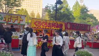 Aoba festival सेंदाई जापान में। बहुत भीड़ थी।                        FESTIVAL VLOG || JPN ビデオ||