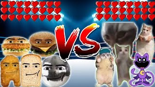 All Gegagedigedagedago vs All Cats! Meme Battle