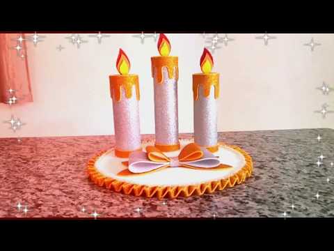 Vídeo: Como Fazer Uma Vela De Natal