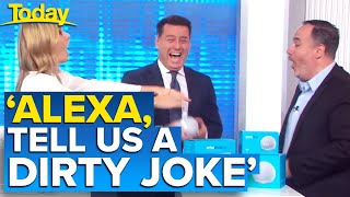 Karl walks off set after Alexa's dirty joke | Today Show Australia