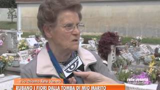 BASSANO TG - 05/05/2015 - “RUBANO I FIORI DALLA TOMBA DI MIO MARITO”