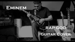 Eminem - rap god guitar jam/cover