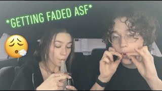 SMOKE SESH FOR 100 SUBS! + (Joint/Bong Hotbox)