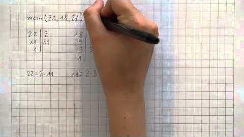 Calcolo del m.c.m. (minimo comune multiplo)