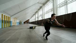 Tire Dragging for a Killer Leg Workout - How to get Strong Legs w/ Bad Knees - Spartan Training