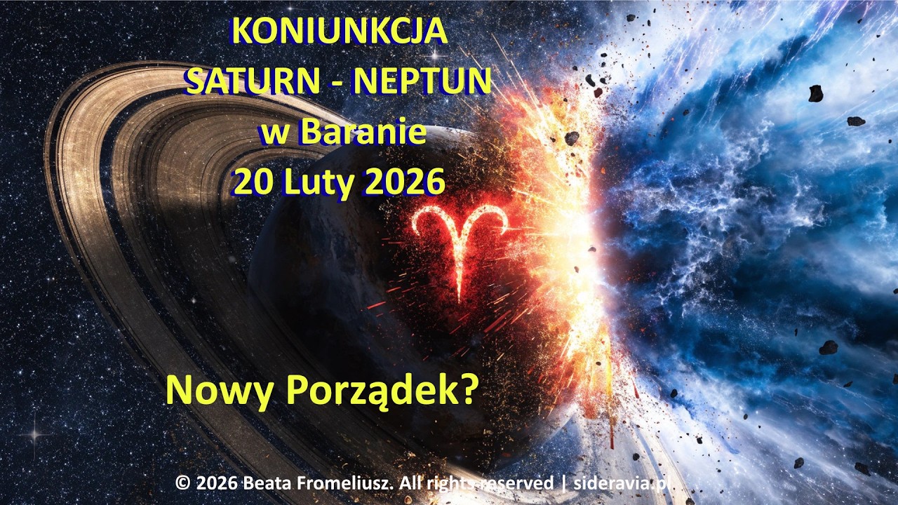Koniunkcja Saturn-Neptun 20 Lutego 2026