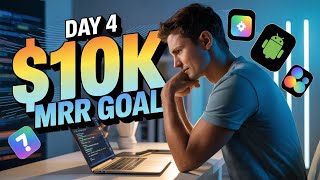 Day 4: Building iOS + Android Apps LIVE Until I Hit $10k MRR| React Native Expo| Node JS| Javascript