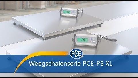 Platformweegschaal PCE PS XL serie
