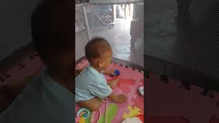 first Time ko Makita ganito maglaro si Nathaniel 😘😘marunong na laruin Ang laruan niya