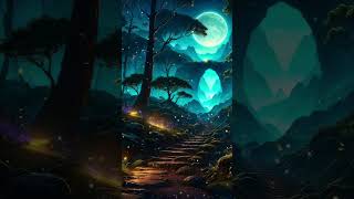 Magical Night Forest 🌙 Relaxing Sleep Sounds #cozynights #music