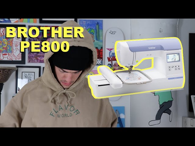 Brother PE800 - Hoodie Embroidery for Flavor World 