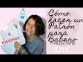 ♥️💡Cómo hacer un Patrón para Babero/4 modelos de patrones para baberos, primera parte DIY