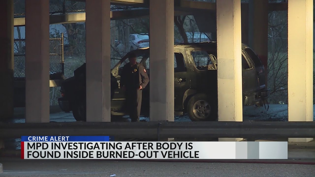 Body found in burning vehicle in South Memphis - YouTube