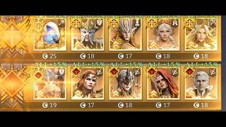 Arbitration & Dominion Trial Faction Stage 18, 3 stars.No Carnelian,Oren,Khadgrim Watcher Of Realms.