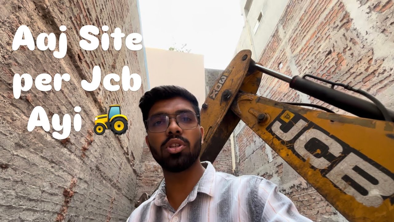 Aaj Site per Jcb Ayi 🚜|Vlog -8 | vlog by shubham pichodwal