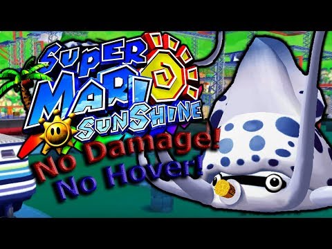 Super Mario Sunshine NO Hover NO Damage Playthrough Part 3 Ricco Harbor 