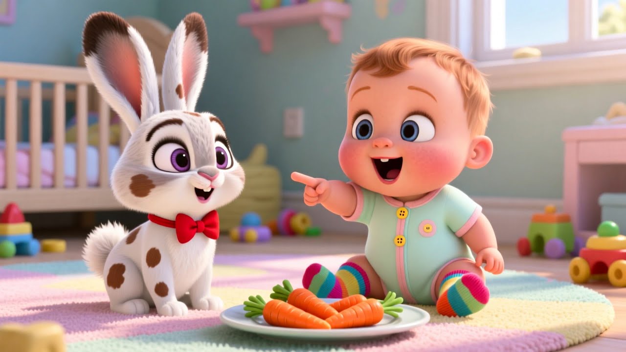 The Bunny Who Found a Magic Hat 🐰🎩   Kids Story Video   Imaginative Learning Adventure