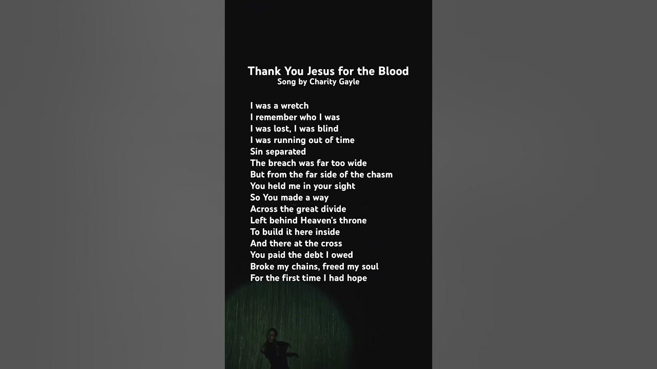 🎧Thank You Jesus for the Blood by Charity Gayle #week_top_praise #top_christiansong #영어찬양 #shorts 🎧Thank You Jesus for the Blood by Charity Gayle #week_top_praise #top_christiansong #영어찬양 #shorts