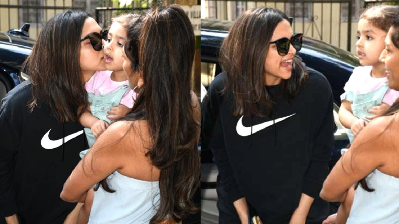 deepika-padukone-cutest-video-ki-ing-baby-girl-in-front-of-media-youtube