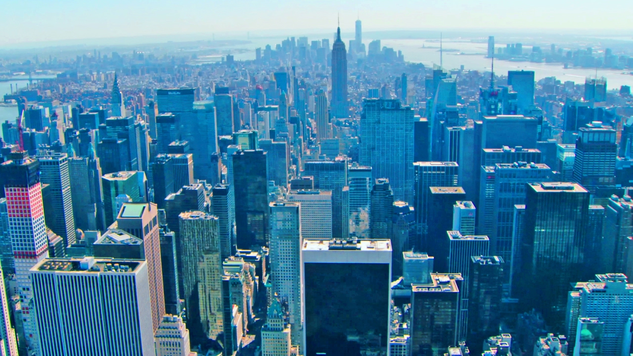 New York City Aerial Videos Manhattan Skyline In 4k Youtube