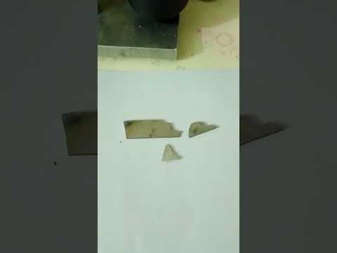 سبب كسر سكين أو مقطع فولاذ