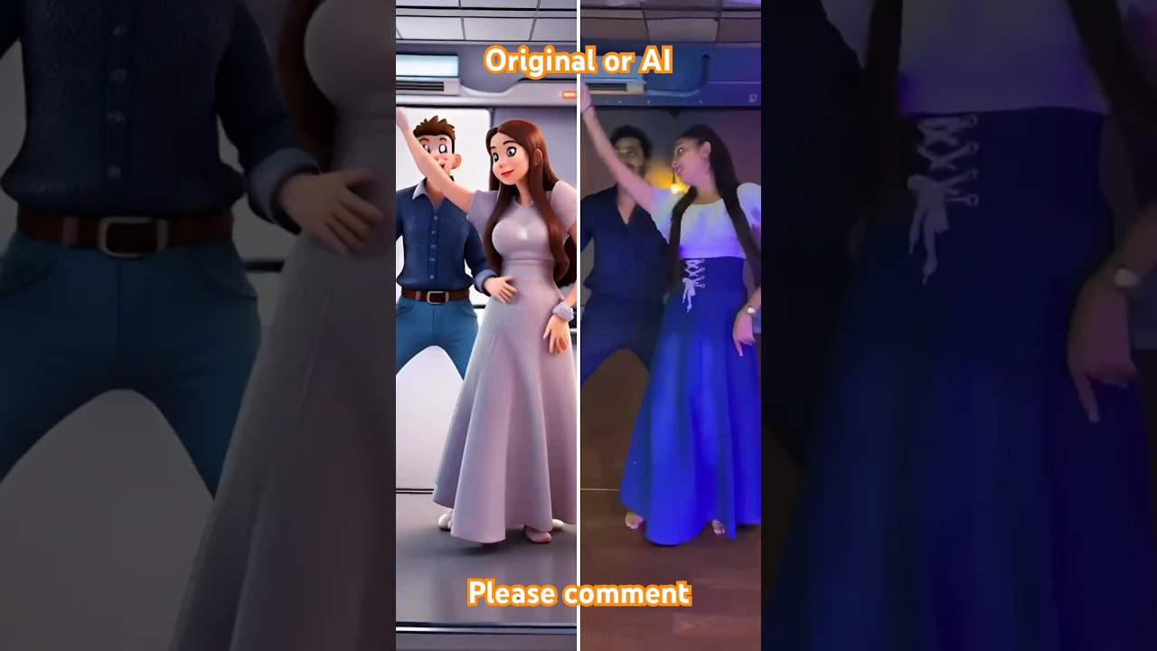 Couple dance - Original Vs AI 