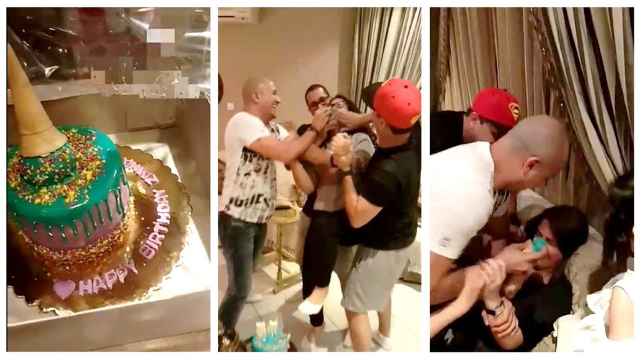 لجين عمران تحتفل بعيد ميلاد زوجة اخيها ومقالب الكريم بين اخوتها