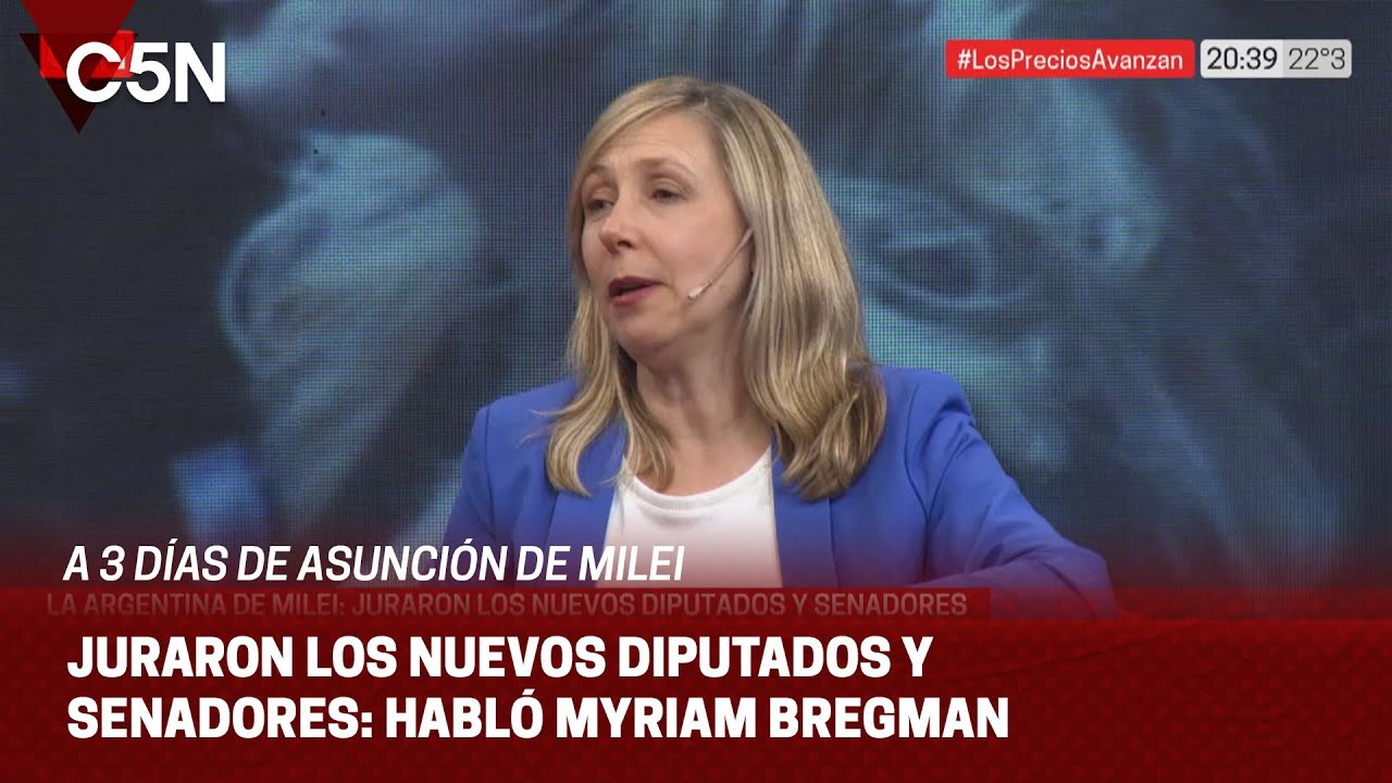 ENTREVISTA a MYRIAM BREGMAN en MINUTO UNO - YouTube