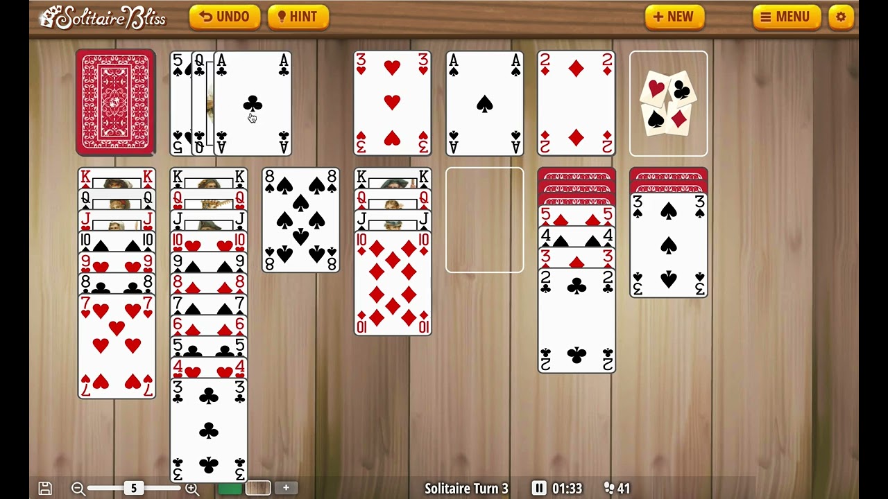 Relaxing Solitaire Gameplay: Watch and Enjoy!