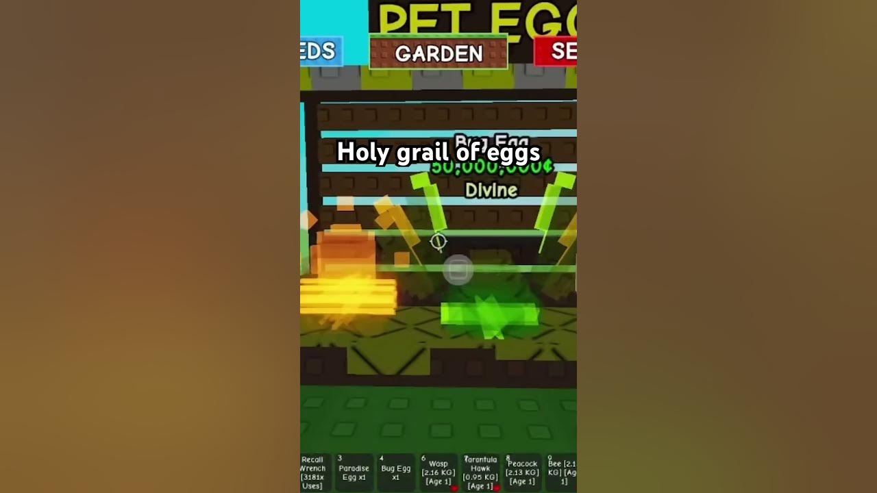 Grow a Garden Roblox Bug Egg and Paradise Egg #roblox #growagarden #robloxshorts #shorts