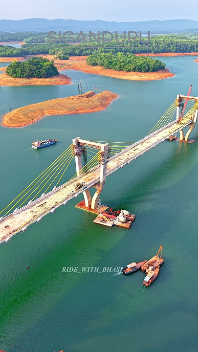 👉🏻SIGANDURU👈🏻 Longest Cable Bridge in Karnataka | 📍Siganduru, Sagara, Shivamogga - Karnataka