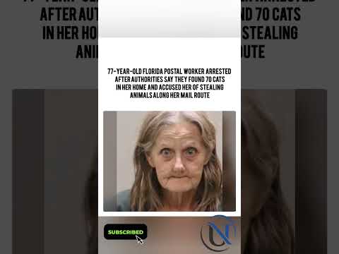 77-YEAR-OLD FLORIDA POSTAL WORKER ARRESTED AFTER AUTHORITIES #shorts #viral #fyp