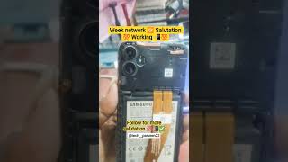 Week network 🛜 Salutation 💯 Working salutation 💯🤯📲.#repair #tech #technology #smartphone #mobile #ff