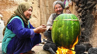 Watermelon Chicken:Chicken Stew Recipe By Old Lovers || Village Like Afghanistan