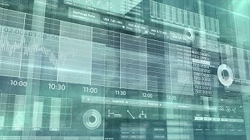 Financial infographics in three-dimensional space